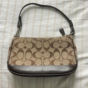 Vintage Coach monogram handbag